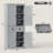 72.5" Freestanding Food Pantry Cabinet Kitchen Cabinet