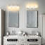 Meuble-lavabo chromé 3 lumières chromées avec verre blanc-951361890-945970942