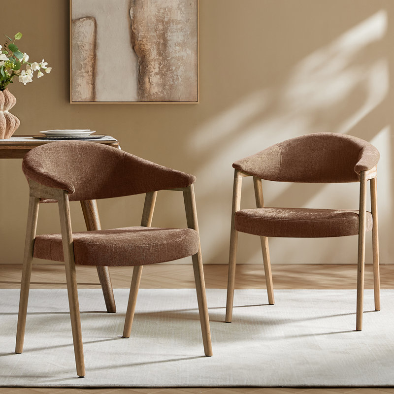 Ensemble de 2 chaises de salle à manger Milford, Rouille