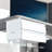 VIVO White Dual Level Pull Out Under Desk Storage Drawer Set without Shell