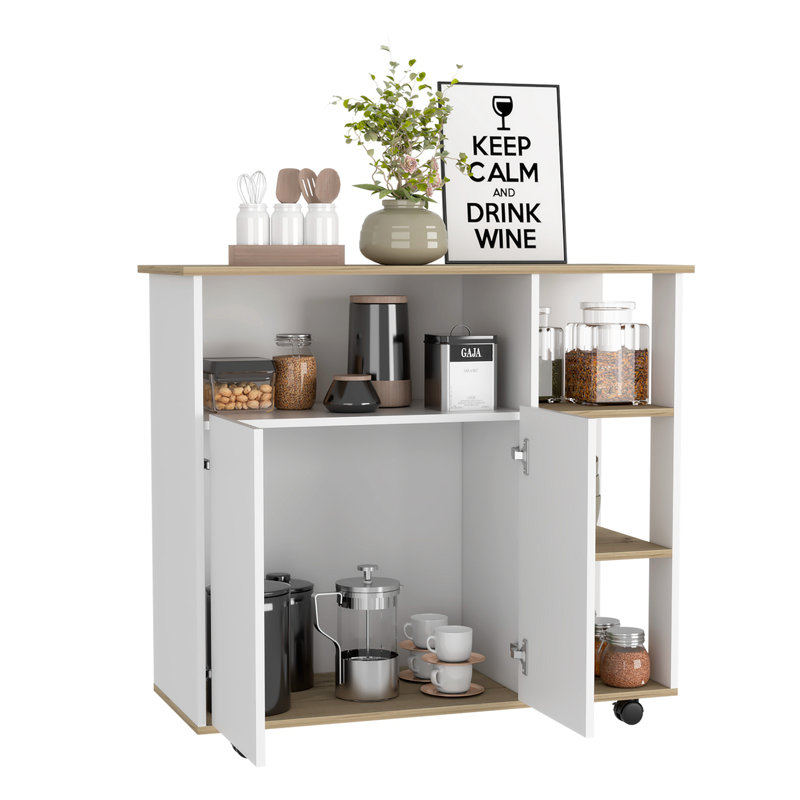Îlot de cuisine Annarie, une armoire