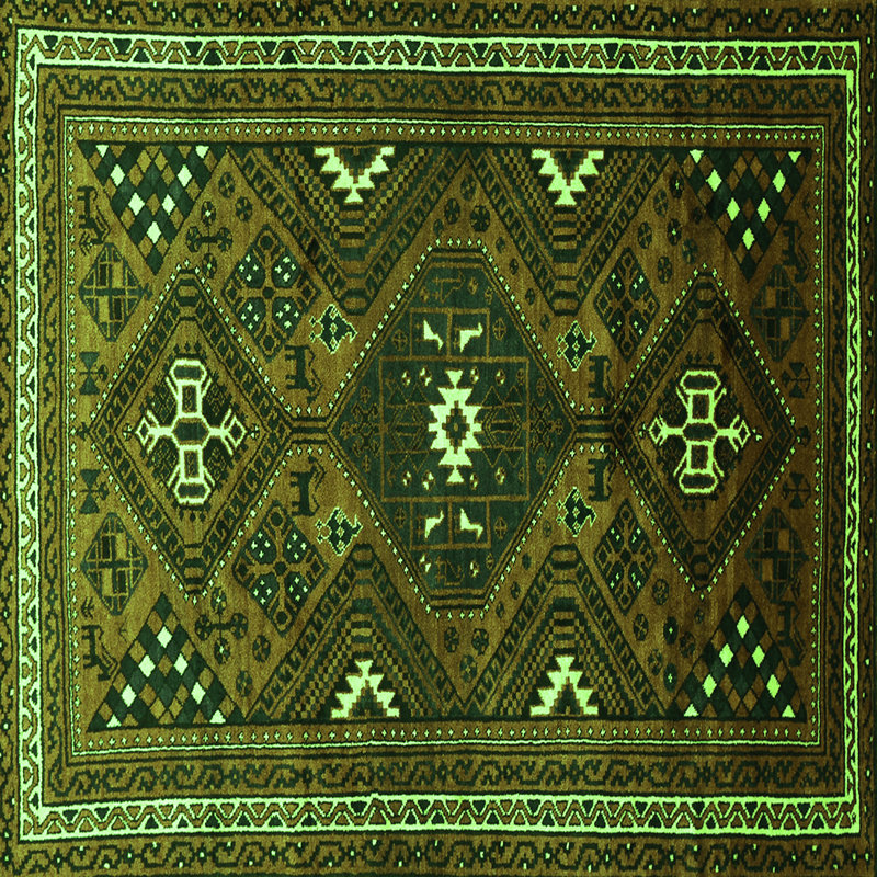 Performance Oriental Indoor Rug, Square 7'