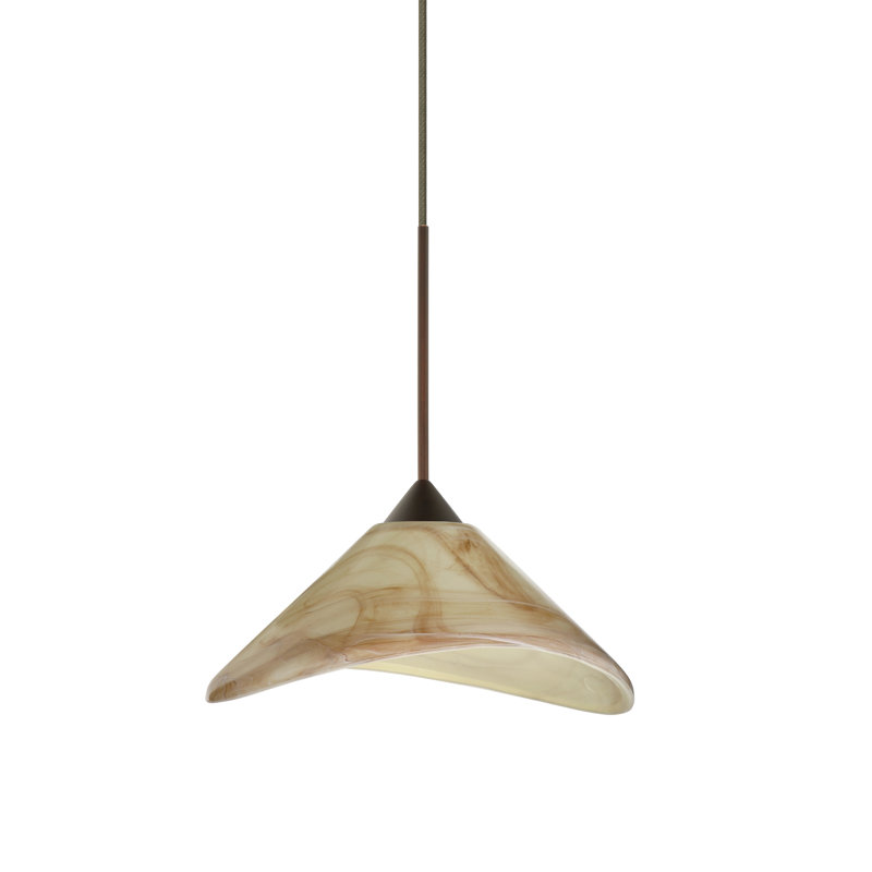 Grainger 1 - Light Single Pendant, Bronze, LED