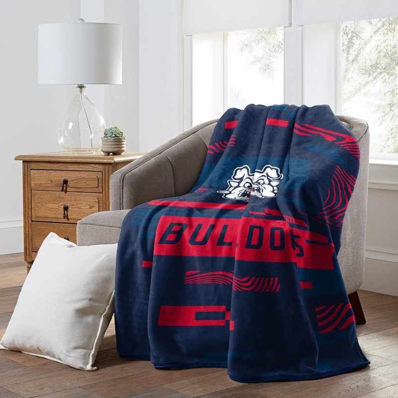 Throw Blanket, Blue/Red, Fresno State Bulldogs