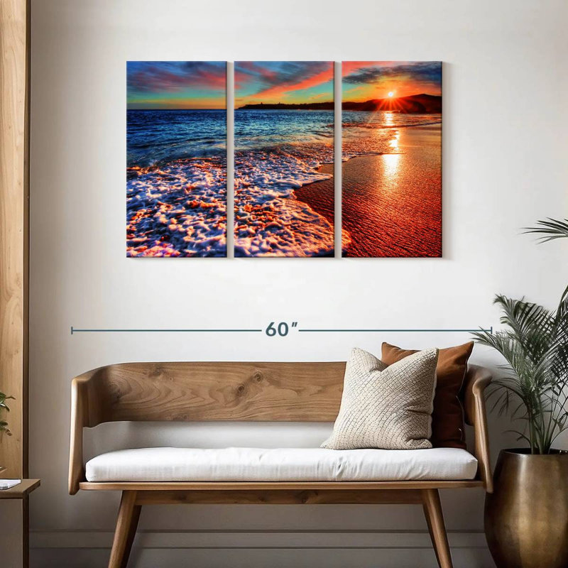 Gillard Coastal Sunset Glow, H 28 po x l 45 po