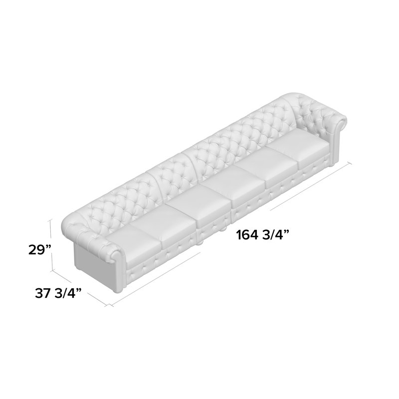 Huskins Upholstered 164.8'' Sofa