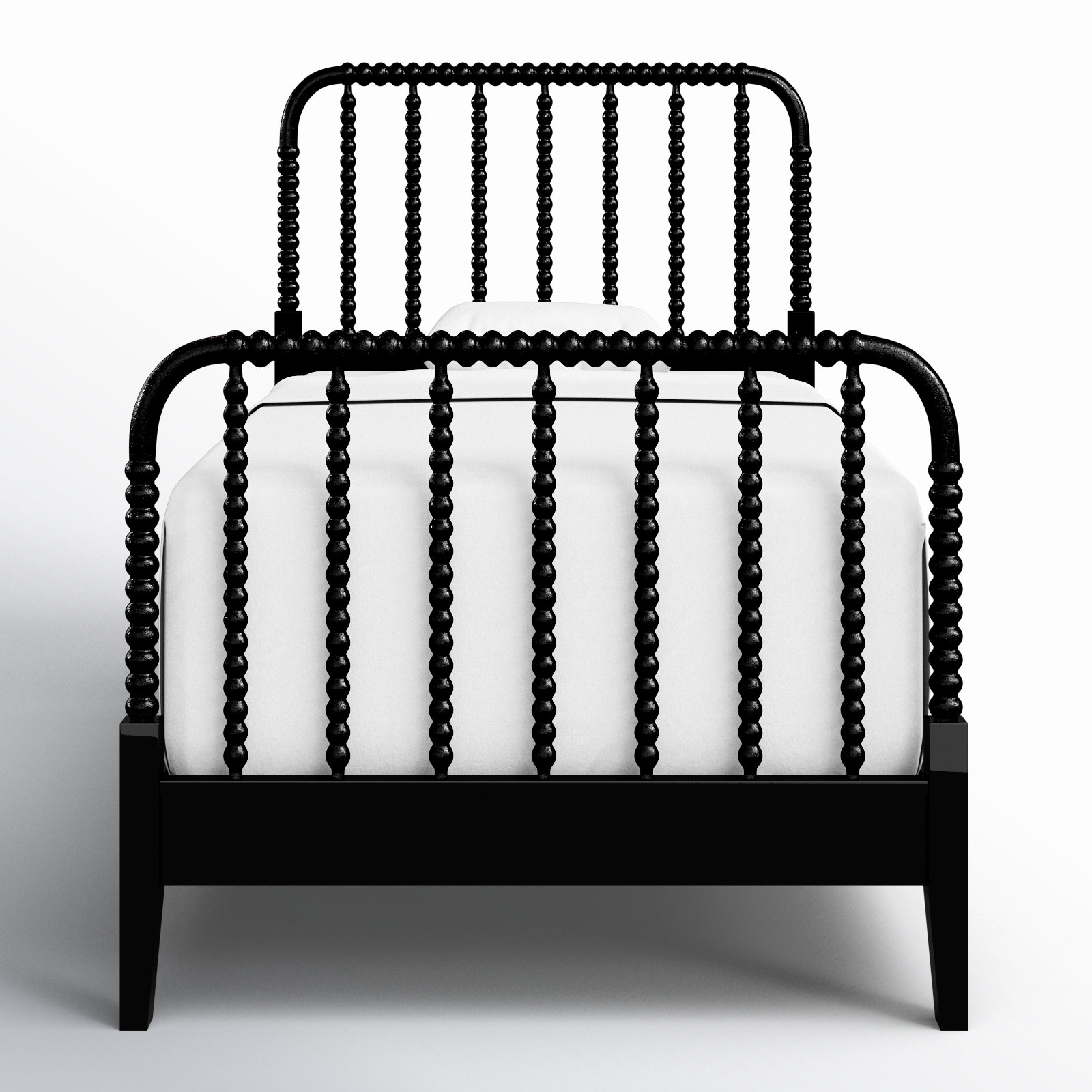 Louisa Bed, Twin, Black