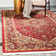 Tapis rouge tissé à la machine Eesi
