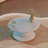 30"L Modern Cobblestone End Table – High Gloss Finish, Composite Wood, Sculptural Design-1418110862