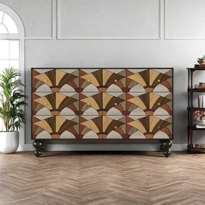 Minimalist vintage-style sideboard