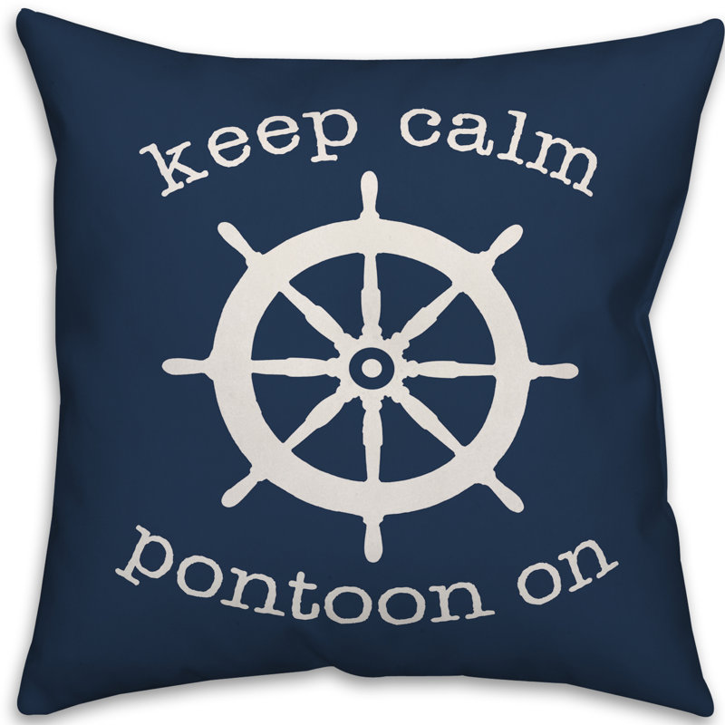 Outdoor Reversible Throw Pillow