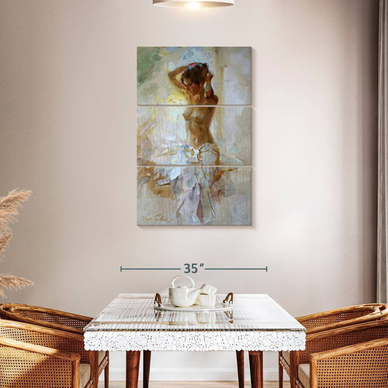 Leisha Model By The Window, 45" H x 28" W