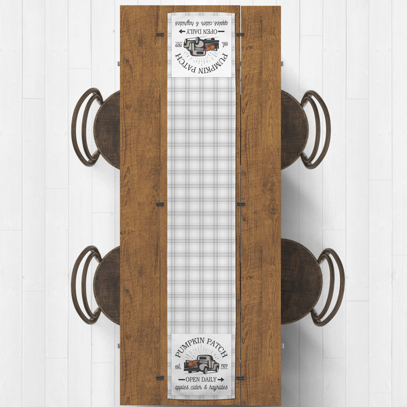 Serpil Plaid Thanksgiving Table Runner