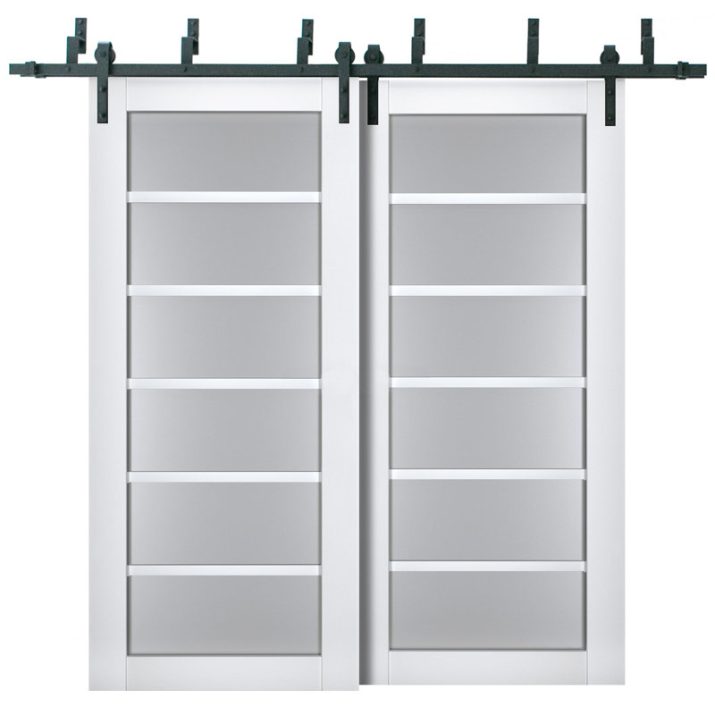 Portes de placard Veregio, 84 po x 80 po, Blanc