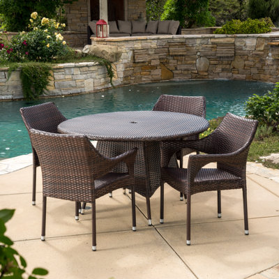 Aonghas 5 Piece Dining Set by Red Barrel Studio