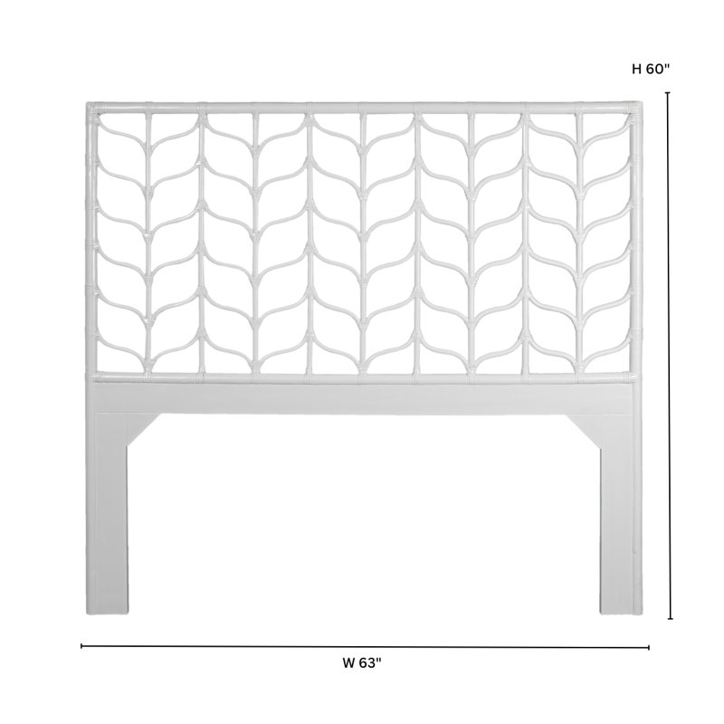 Ivy Open-Frame Headboard, Bright Green, King