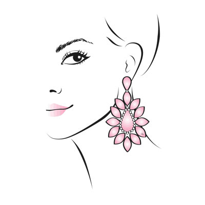 Boucle d'oreille II - peinture sur toile tendue