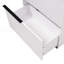 Meuble-lavabo 30 po avec lavabo en céramique et tiroirs pleine extension, glissières de tiroir encastrées à fermeture en douceur, conception cannelée, blanc-539282036