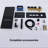 Fontana Florence Matte Black 3 Functions Wall Mount Rainfall Waterfall Shower System with Handheld Shower