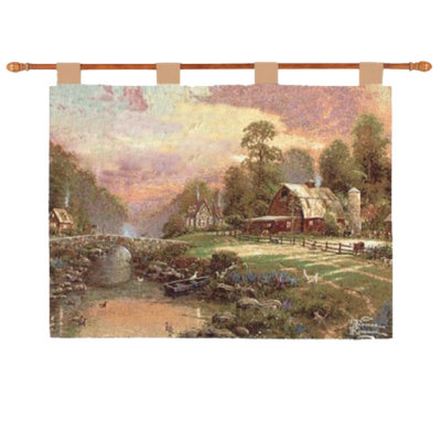Loom Woven Cotton Tapestry