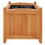Ensemble de lit surélevé en bois massif 4 pièces, doublure en polyéthylène 12 po x 12 po x 12 po