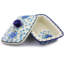 Forget Me Not Stoneware Butter Dish