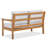 Lanie 53" Eucalyptus Outdoor Loveseat-369343240