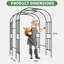 Treillis arqué pour jardin extérieur