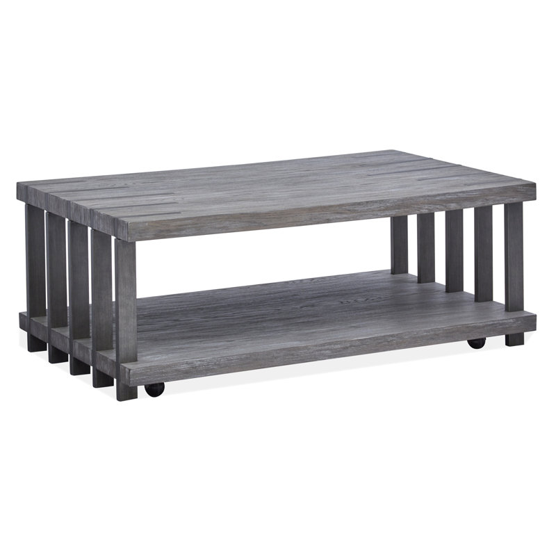 Adetoun Solid Wood Top Single Coffee Table