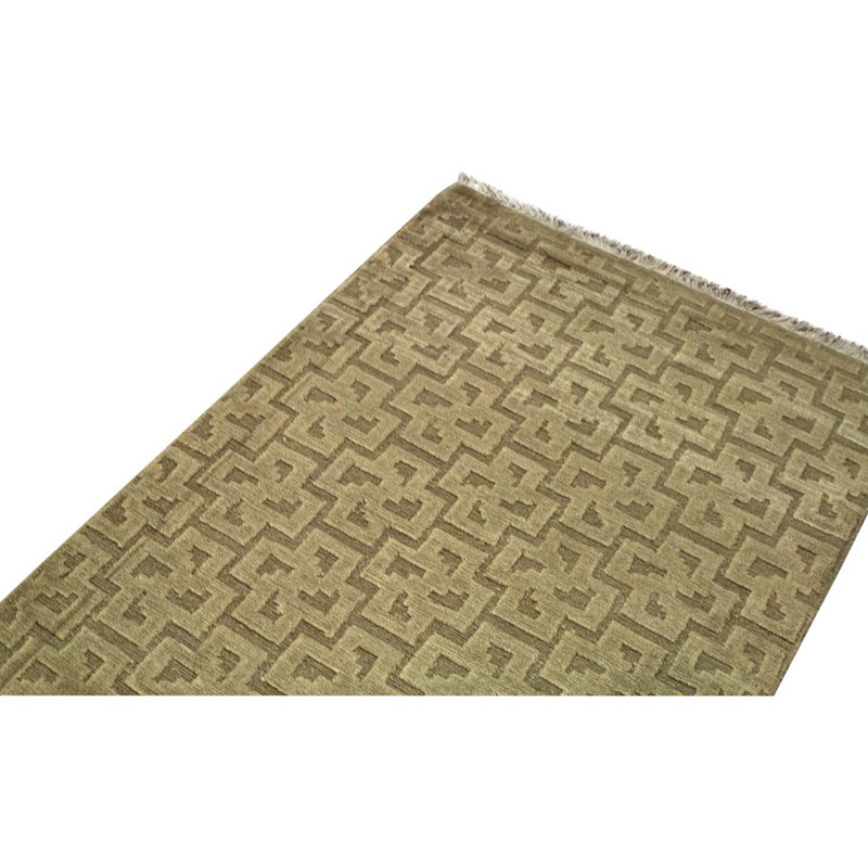 Geometric Area Rug in Beige