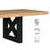 Lixy Magnolia 72-108" Rectangle Dining Table Set