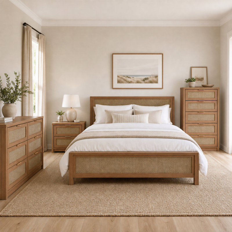 Arianna 5 Drawer 75cm W Chest, Natural Oak