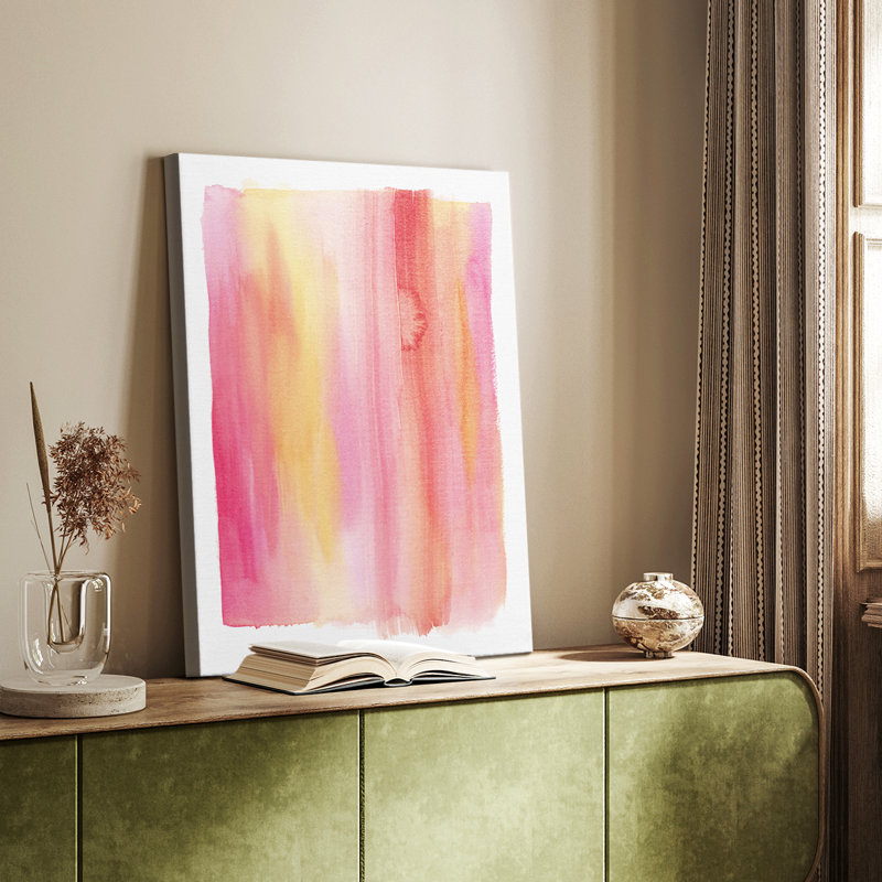Summer Sherbet Wash I - Gallery Cavas, H 18 po x l 12 po