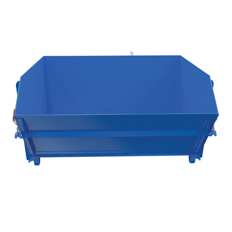 Steel Open Kitchen Trash Can, 479.31 qt.