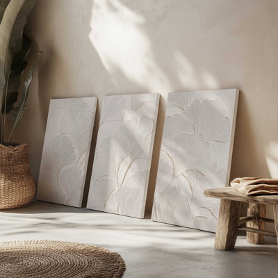 Ensemble de 3 impressions Ginkgo Whispers