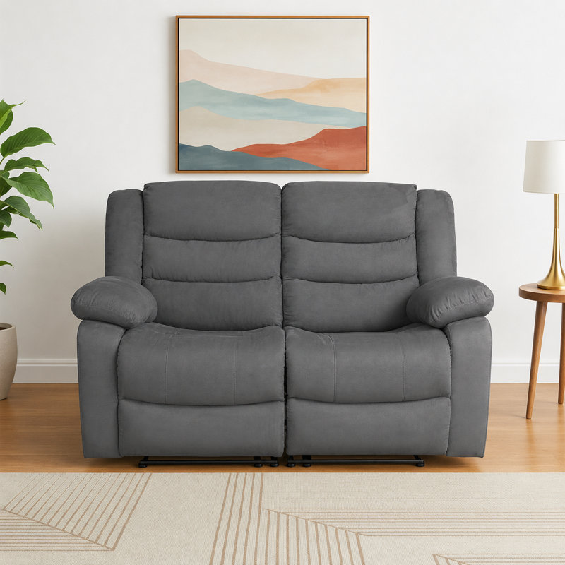 Fauteuil inclinable manuel 2 places, Gris