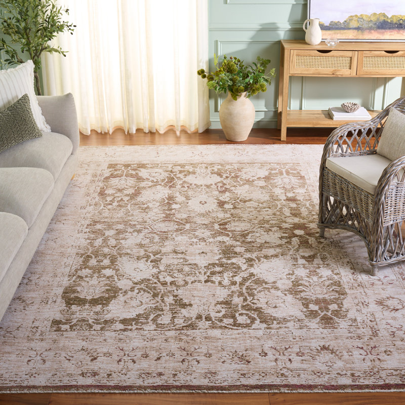 Vintage Oushak Performance Oriental Rug, Rectangle 8' x 10'