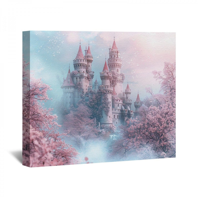 " Castle ", 24" H x 36" W x 3" D