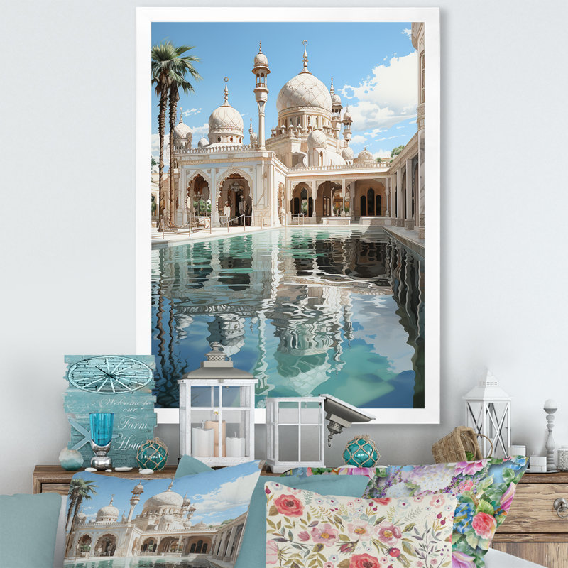 Impression de toile sur toile, Cadre photo blanc, H 44 po x l 34 po x P 1,5 po