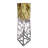 38.6'' Chrome LED Column Floor Lamp