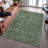 Premium Machine Washable Ducote AMF1145 Damask Rug-2044807909
