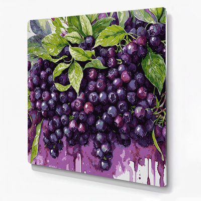 Art mural en métal «Fruit Marionberry»