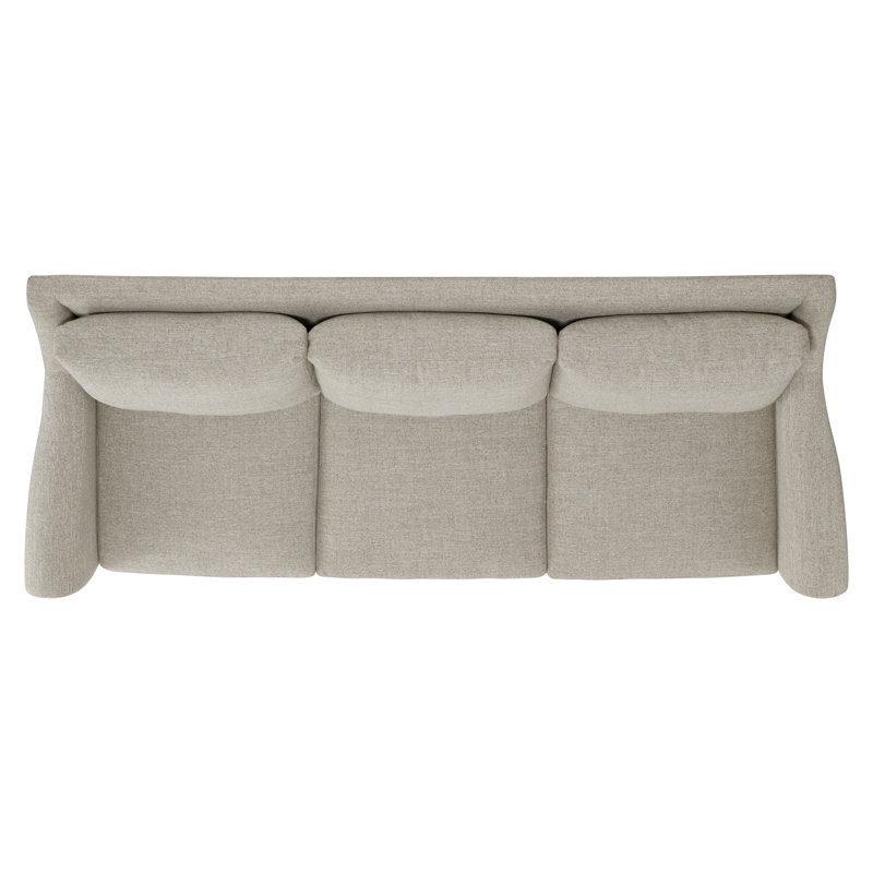 Canapé en tissu Keirnan - Sur mesure, sans coussins, Écru 5548-100