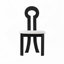 Chaise en caoutchouc et bois massif-1459888652