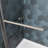 Sophisticated Sliding Shower Door with Advanced Features for Optimal Bathroom Experience-112568714