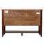 Buffet avec grande tablette Zechari | 3 tiroirs 2 armoires de rangement | Blanc antique et brun châtaignier-2441228