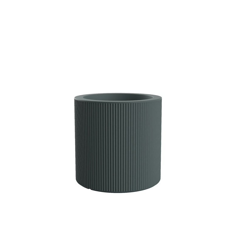 Gatsby Resin Pot Planter, Modo Green, 15.75" H x 15.75" W x 15.75" D