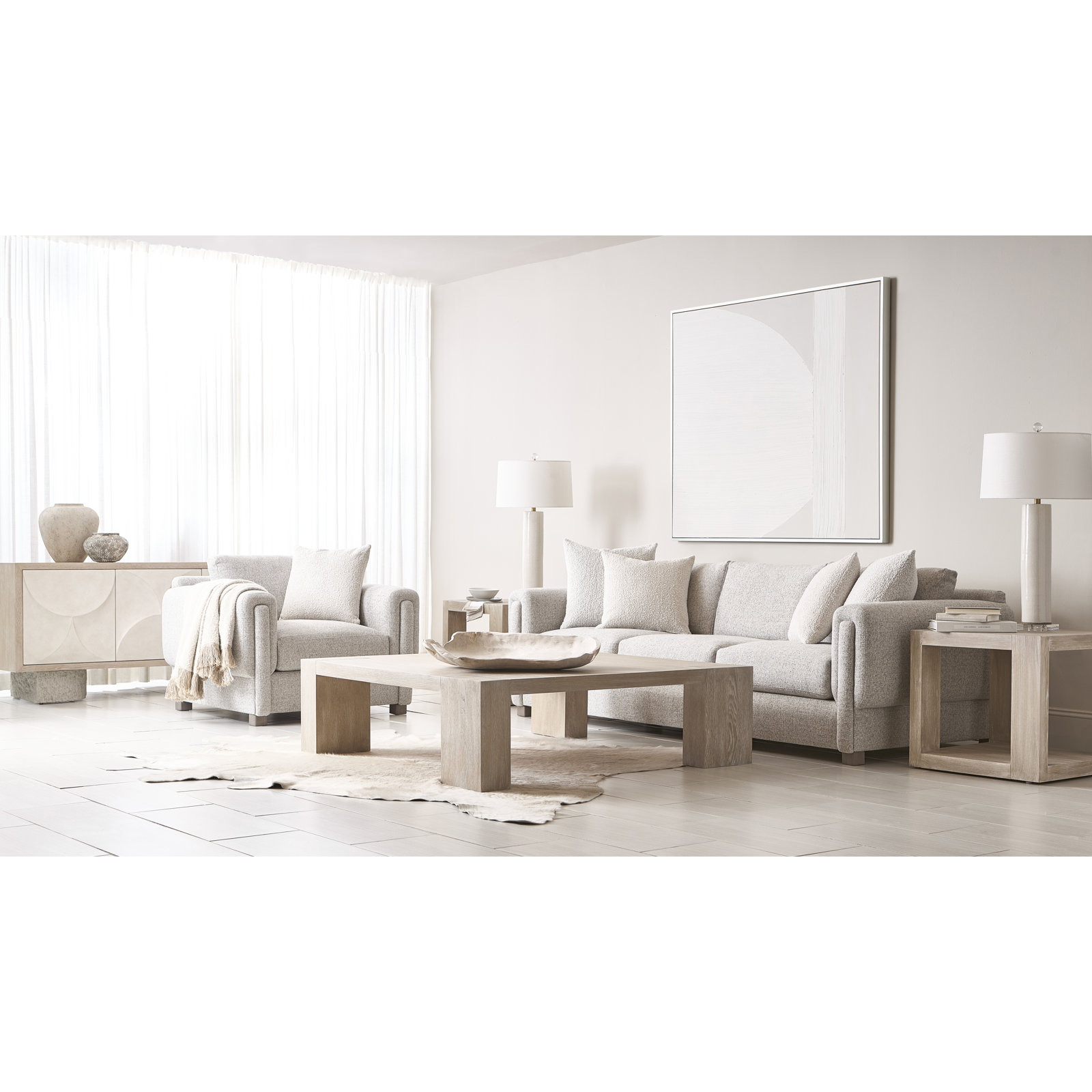 Darsa 54" Oak Cocktail Table