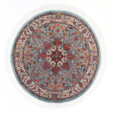 Fine Hand knotted Persian Bidjar round rug 3'5'' X 3'5''