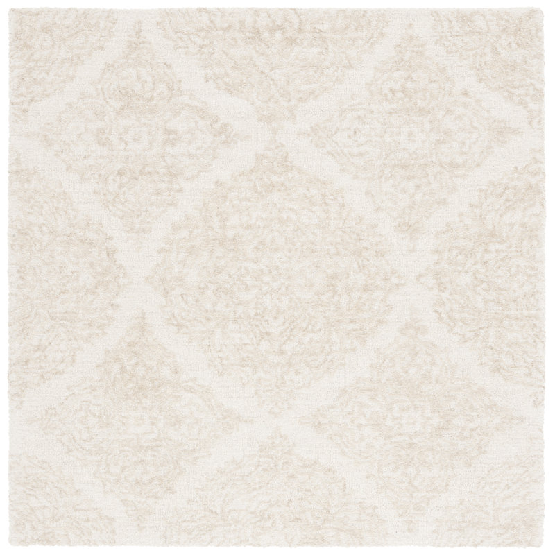 Tapis en laine, Carré 6 pi